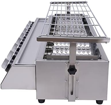 Outdoor Barbecue Grill, 8 Burner Gas Countertop Griddle Commercial Portable Grill Table Top Stainless Steel Propane Gas BBQ for Barbecue, Restaurants, Food Stalls, Buffets - Image 6
