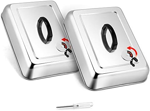 Leonyo Basting Cover Set of 2, 13x9 In Rectangular Cheese Melting Dome Lid by Leonyo