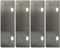 LRui Stainless Steel Grill Scraper 6" Replacement Blade Pack of 4 Heavy Duty Outdoor BBQ Grill Cleaning Tools & Accessories by RLRUI