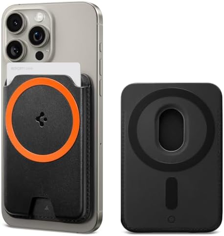 Spigen for MagSafe Wallet, Holds 3 Cards, Strong Magnet, Valentinus MagFit+ by Spigen