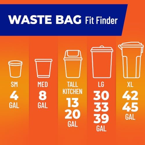 Hefty Ultra Strong Signature Scents 13G Trash Bags, Fresh Clean, 80ct - Image 6