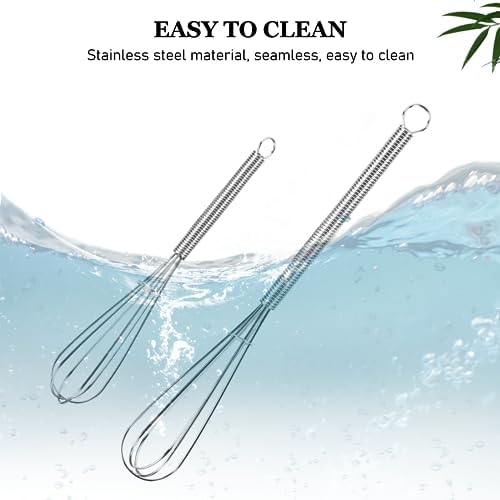 NileHome Mini Whisks Stainless Steel Whisk Set - 5" 7" - Image 7
