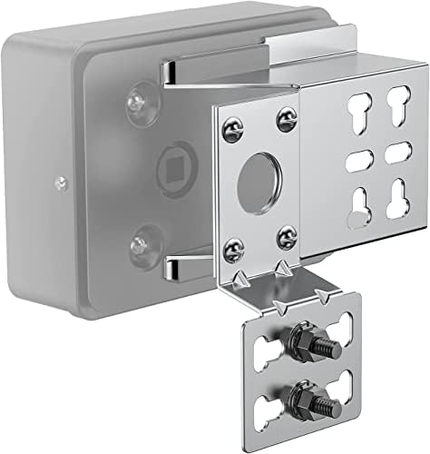 6902 Universal Barbecue Grill Stainless Steel Rotisserie Motor Bracket - Image 2