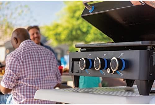 Pit Boss 3-Burner Propane Gas Non-Stick Ceramic Coated Rust-Resistant Portable Lift-Off and Stationary Griddle Grill with Hard Cover, 536-Sq. In. (29" L x 18" W) Cooking Space, 36,000 BTU, Black - Image 2