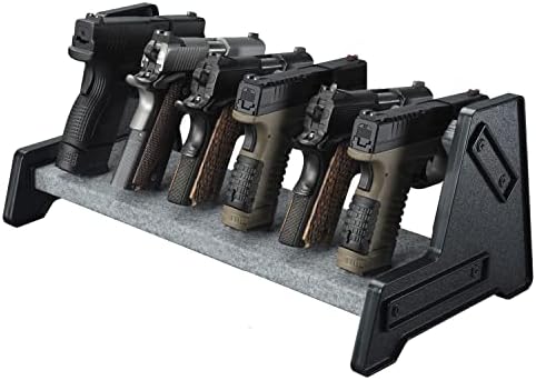 Mind and Action Pistol Rack, Handgun Holder for Safe, Cabinet Organizer, Gun Accessories, Gifts for Men by MindAction
