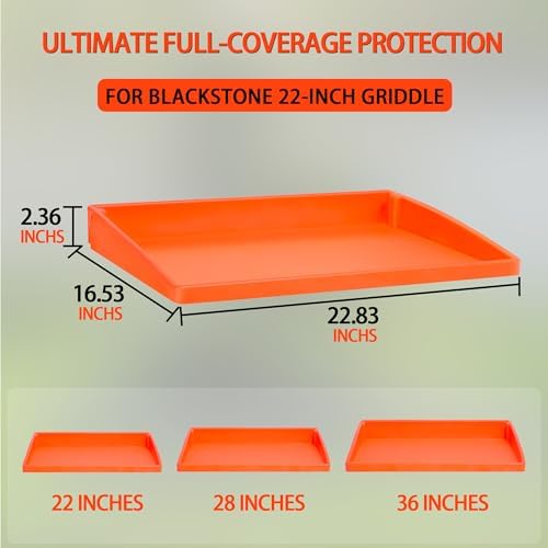 22 Inch Silicone Griddle Mat for Blackstone Grill Top, Prevent Rusting Waterproof Food-Grade Silicone Griddle Cover, 26,000+ Hours Long-Lasting - Image 3