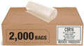 Aluf Plastics 12-16 Gallon 1 MIL (eq) Clear Heavy Duty Garbage Bags - 22" x 31" - Pack of 2000 - For Industrial, Recycling, Storage, & Outdoor by AlufPlastics