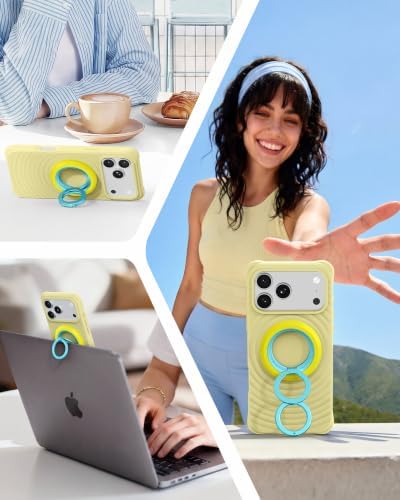 SYNCWIRE Magnetic Phone Ring Holder, for MagSafe Phone Grip Stand Kickstand - Image 4