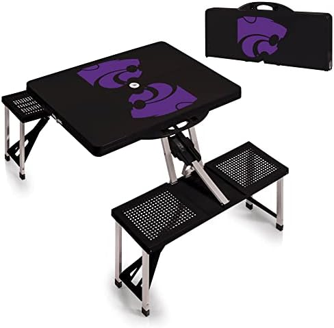 PICNIC TIME NCAA North Carolina Tar Heels Folding Picnic Table - Camping Table - Outdoor Table with Umbrella Hole - Image 4