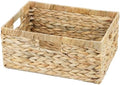 Large Wicker Basket, Water Hyacinth Wicker Storage Basket for Organizing by ORDELITE