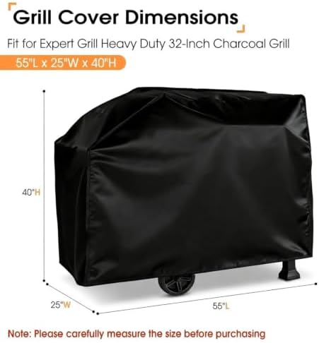 Grill Cover for Expert Grill Heavy Duty 32-Inch Charcoal Grill - Image 7