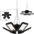 Aoretic LED Garage Lights 4 Pack -180W, 18000LM 6500K Led Shop Light with 6+1 Deformable Panels, Basement Barn Light Garages Ceiling Lights, E26/E27 for Garage, Warehouse, Shop, Basement by Aoretic