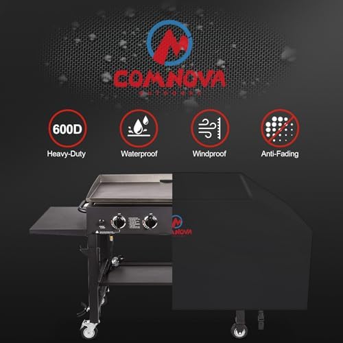 Comnova Griddle Cover for Blackstone 36 Inch - 600D Flat Top Griddle Cover Without Hood, 36" Outdoor Grill Covers Heavy Duty Waterproof for Blackstone 1554, 1825 and More - Image 3