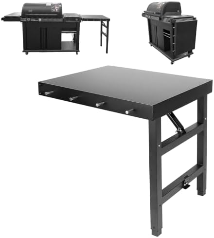 Utheer Folding Side Shelf for Traeger Woodridge, Woodridge Pro/Elite by Utheer