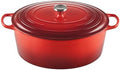Le Creuset Enameled Cast Iron Oval Dutch Oven, 15.5 qt., Cerise by Unknown