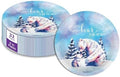 Birthday Galore Our Little Polar Bear is On The Way Baby Shower - 32 Piece Disposable Party Supplies - Winter Baby Shower Decorations - Round Party Plates - Large 9" Paper Plates In Bulk by BirthdayGalore