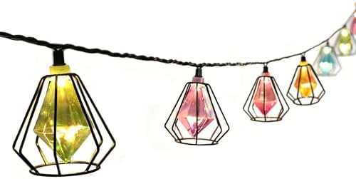 Vigdur Outdoor String Lights, 10FT Multicolor Lantern String Lights Plug-in by Vigdur