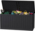 JUMMICO HDPE 270 Gallon Deck Box Double-Wall with Divider by JUMMICO