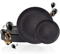 32Pcs Matte Black Plastic Plates Unbreakable & Reusable Party Set by WWONDERFUL