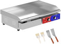29’’ * 16’’ Commercial Electric Countertop Griddle -110V Flat Top Griddles w/ 122-572°F Adjustable Temperature and Non-Stick, 3000W Stainless Steel Electric Griddle w/ 10mm Thick Cast Iron by HTTSICHI