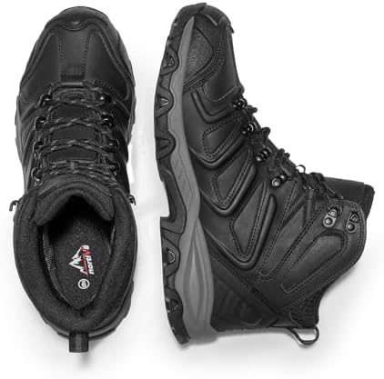 NORTIV 8 Men's Ankle High Waterproof Hiking Boots - Image 5