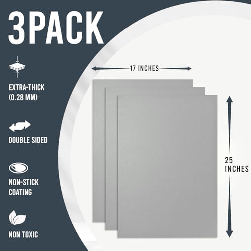 Oven Liners for Bottom of Oven - 17"x 25" Large Heavy Duty Non-Stick 3 Pack - Image 2