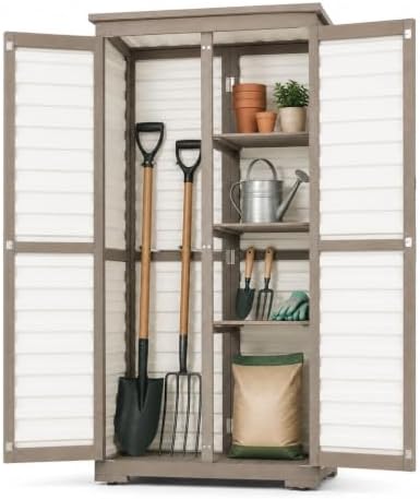 Ketive Outdoor Storage Cabinet Store More in Less Space by Ketive
