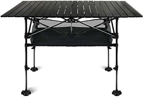 LEADALLWAY Adjustable Aluminum Camping Table 47" L x22 W - Image 4