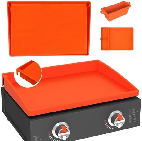 Full-Edge 22" 3-Piece Silicone Griddle Protection Kit by CLOAKMAN