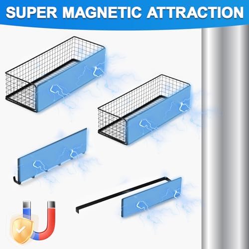 Maxdot 2 Pack Magnetic Bins for Pellet Grill, 1 Large + 1 Small Bin Set - Image 4