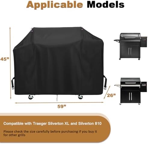 Pellet Grill Cover for Traeger Silverton 810 and Silverton XL - Image 2