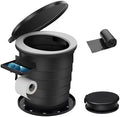 TRIPTIPS Upgrade Retractable Portable Toilet Travel Toilet Adjustable Height Camping Toilet Portable Potty for Adults Kids, Foldable Portable Toilet for Camping/Car by Triptips