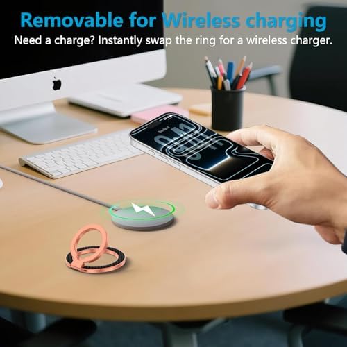 Magnetic Phone Ring Grip for MagSafe, Dual-Sided Magnetic Phone Ring Holder - Image 4