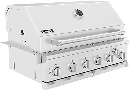 SPIRE 36" Built-in 6 Burner Dual Fuel Grill, All 304 Stainless Steel Body by Spire