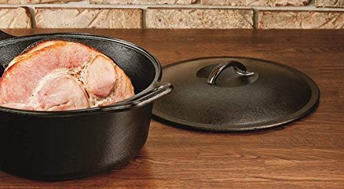 Lodge BOLD Pre-Seasoned Cast Iron Dutch Oven with Lid, 7 Quart - Image 4
