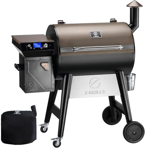 Z GRILLS 8-in-1 Electric Wood Pellet Grill & Smoker, PID V3.0,7002C by ZGRILLS