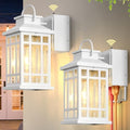Outdoor Wall Lights with GFCI Outlet, Dusk to Dawn Outdoor Lighting by OPAXIS