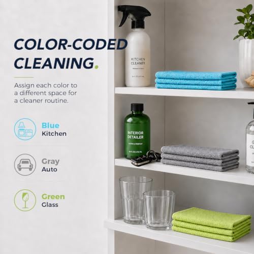 UNIMADE Microfiber Cleaning Cloth, 150 Pack Microfiber Towels for Cars - Image 5
