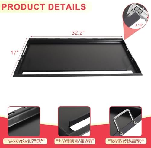 Full-Size Griddle Inserts for Nexgrill Home Depot 6 Burner Gas Grills - Image 6