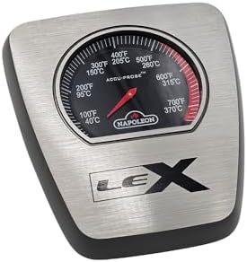 Napoleon LEX Series Temperature Gauge (S91001) - Grill Thermometer - Analog - Stainless Steel - Reusable - Outdoor Use by Unknown