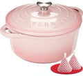 Overmont Enameled Cast Iron Dutch Oven - 7QT Pot with Lid Cookbook by Overmont