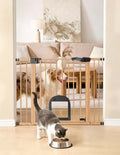 Babelio Dog Gate with Adjustable Cat Door, CatPrivilege III, 29-43" by BABELIO
