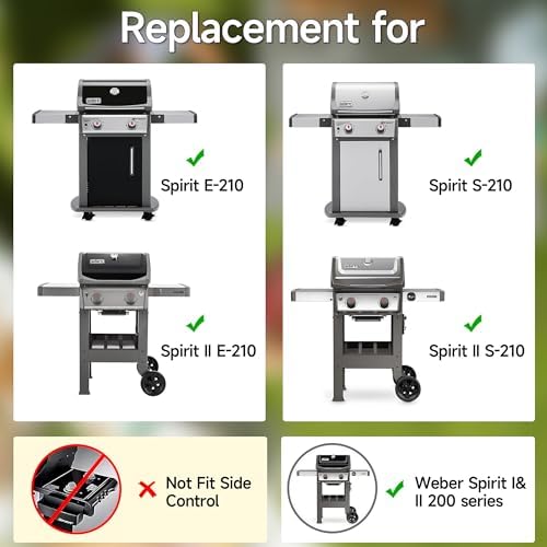 2pcs Stainless Steel Cooking Grates for Weber, 17.5'' x 20.4'' - Image 3
