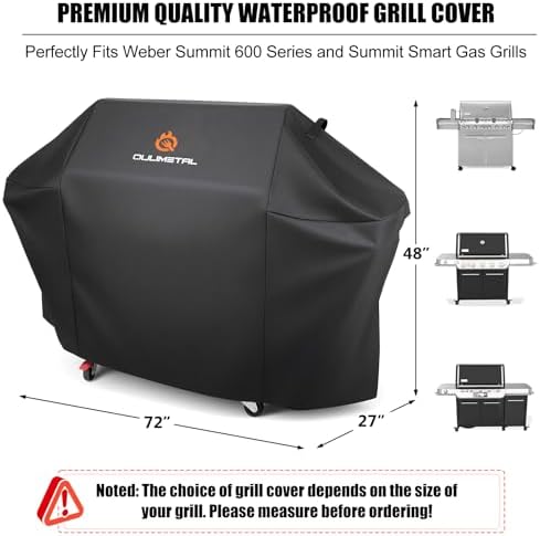 QuliMetal 72 inch Heavy Duty Grill Cover for Outdoor Grill - Image 2