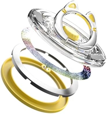 Magnetic Phone Ring Holder for MagSafe, Yellow-Colorful - Image 5