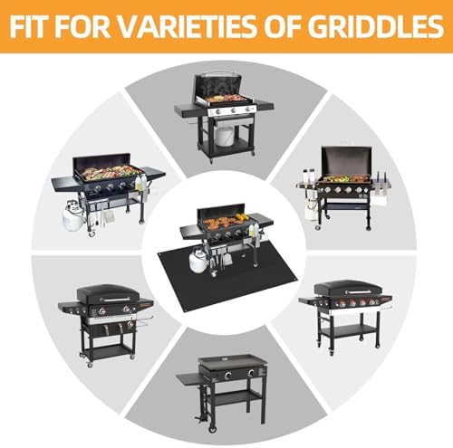Grill Mat for Blackstone Griddle Accessories 28in & 36in, 90 x 48 x 0.02in - Image 6