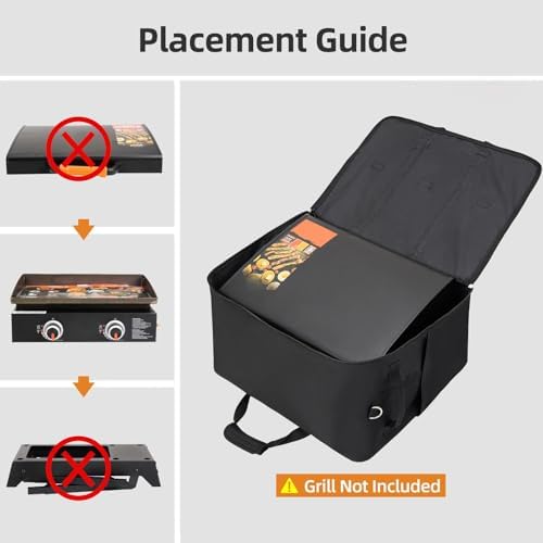 Padded Carry Bag for Blackstone 22" Griddle Without Hood & Stand, Bag Only - Image 6