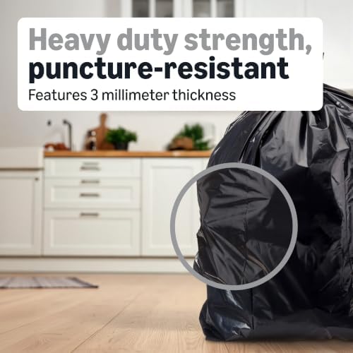 Amazon Basics Contractor Bag - 42 Gallon - 50 Count - 3 Mil (Previously AmazonCommercial) - Image 2
