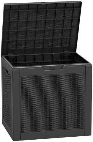 KAMABOKO 31 Gallon Outdoor Storage Box Waterproof Deck Box for Patio by KAMABOKO