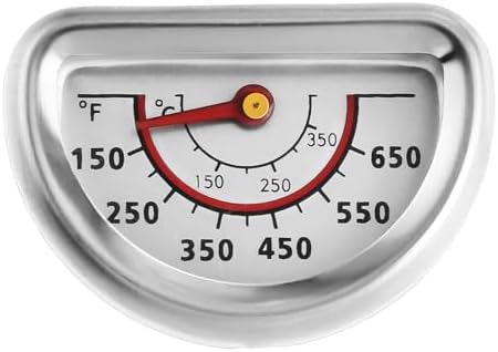 BBQ Grill Lid Thermometer, Stainless Steel Temperature Gauge Heat Indicator Replacement Fit for Charbroil Grill, Replaces 463241314, 463241313, 463241413, 463241414, 463241013 by MOOTVGOO